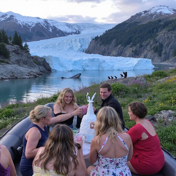glacier viewing wildlife migration