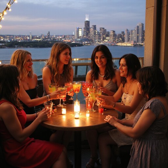 rooftops cocktails views celebrations