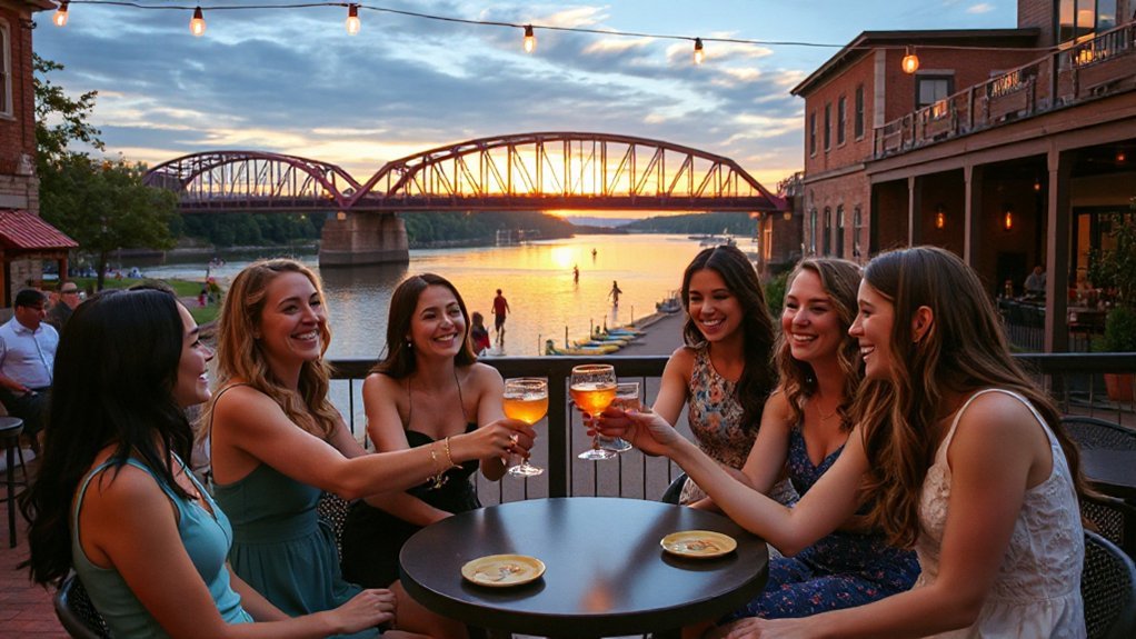 bridges parks brews kayaks