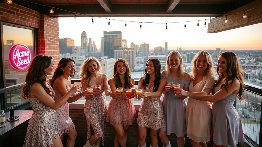 broadway honky tonk rooftop views