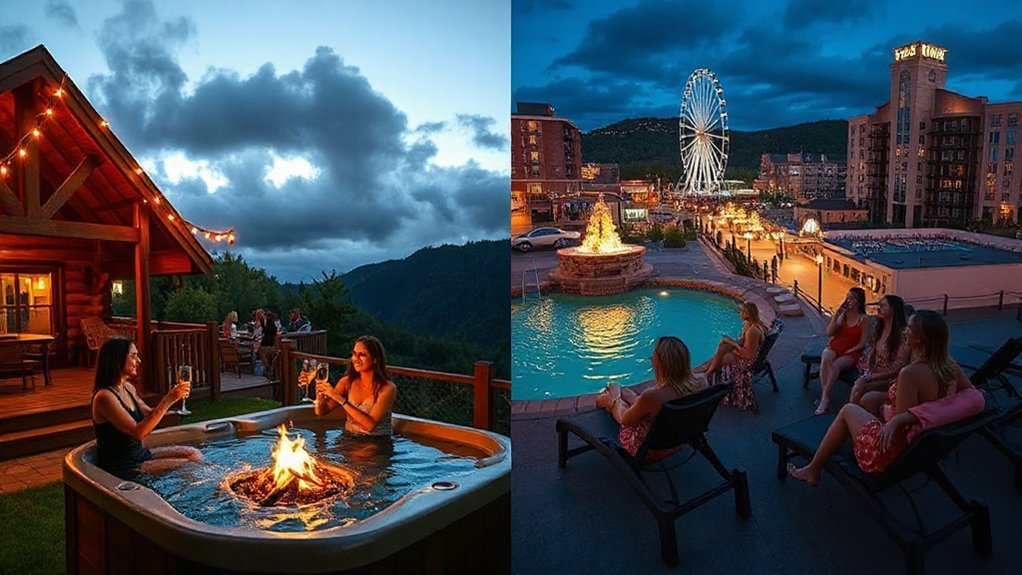 cabins hot tubs dollywood