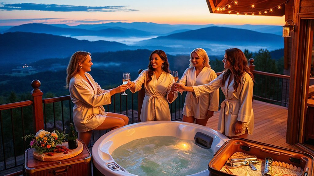 cabins moonshine murals adventures