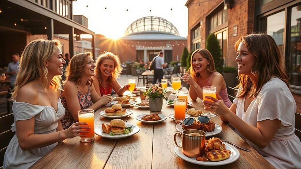 downtown bottomless mimosa brunch