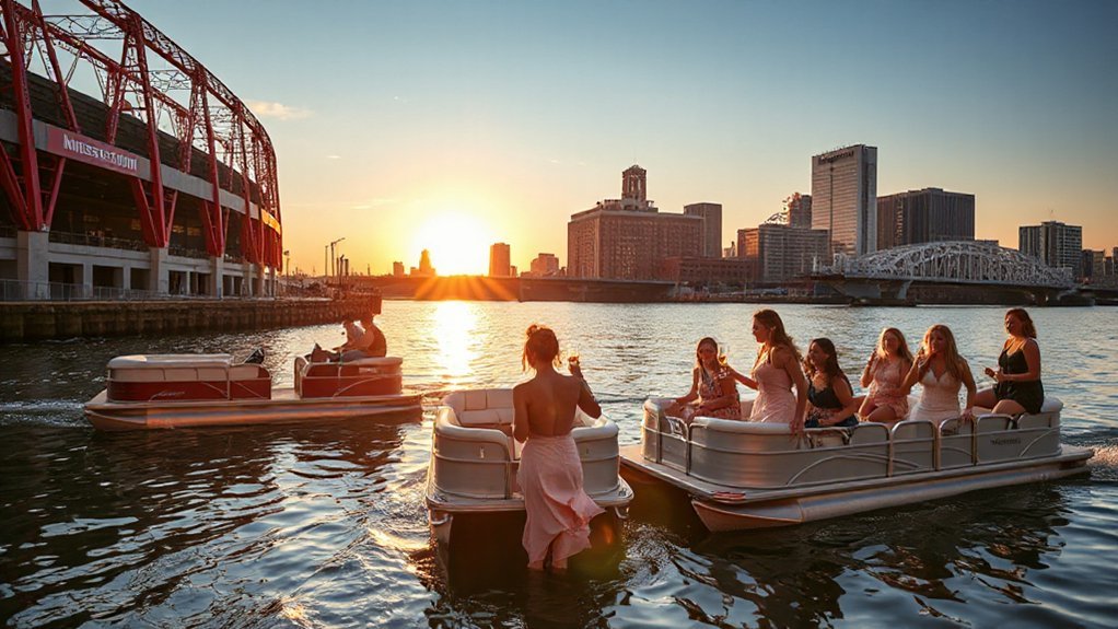 east bank skyline photo rideshare