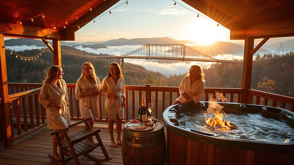 gatlinburg hot tub moonshine