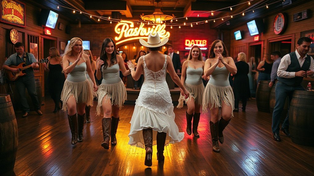 nashville bachelorette line dancing