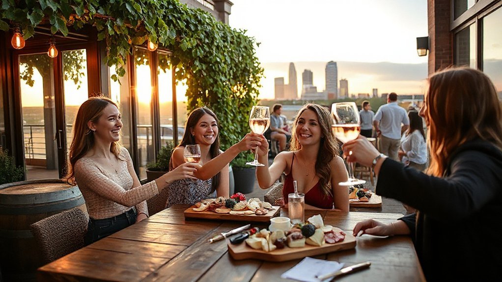 private downtown winery party