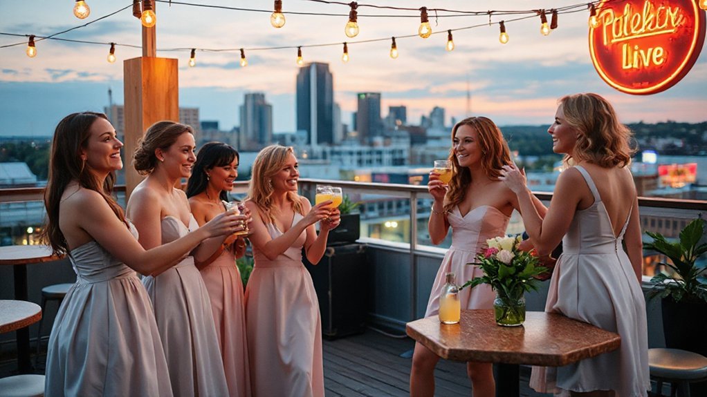 rooftop live music cocktails