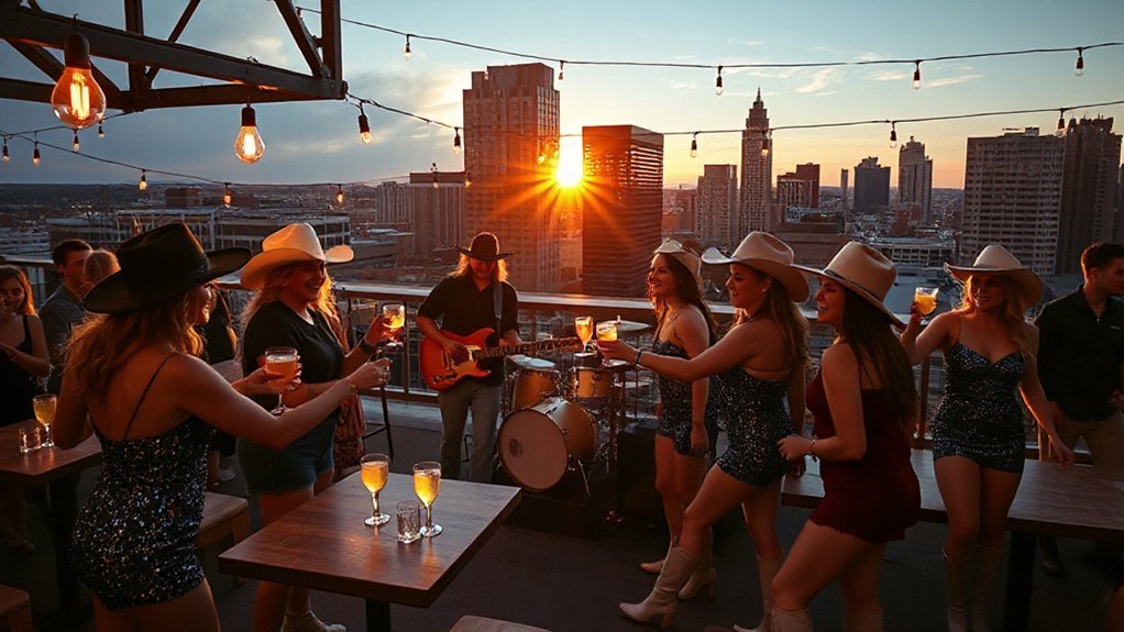 rooftop skyline live music