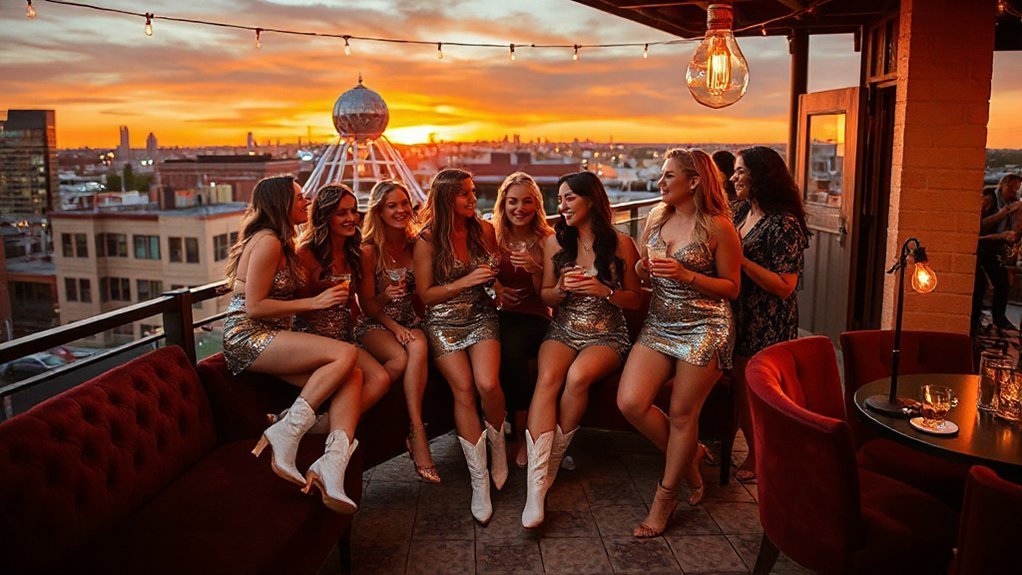 rooftops speakeasies neon nights