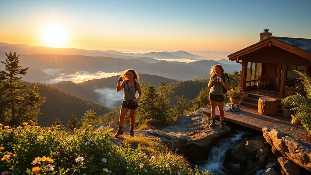 smokies bachelorette outdoor adventures