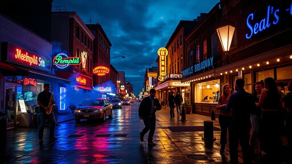 smoky blues glittering honky tonks