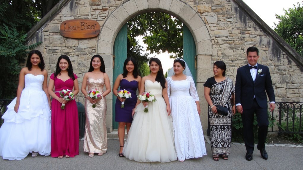 brides for different groups