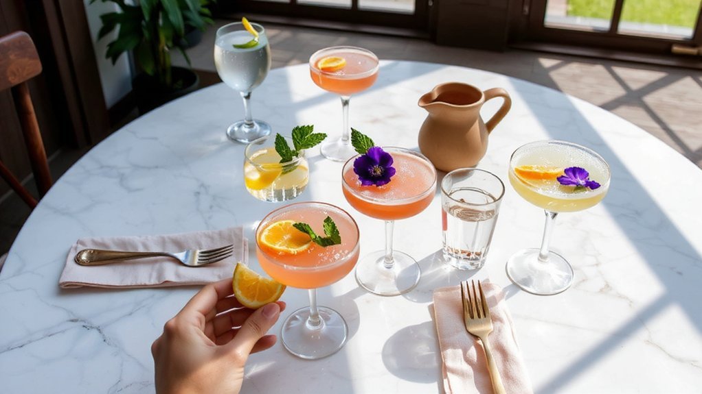 brunch ready signature cocktails mocktails