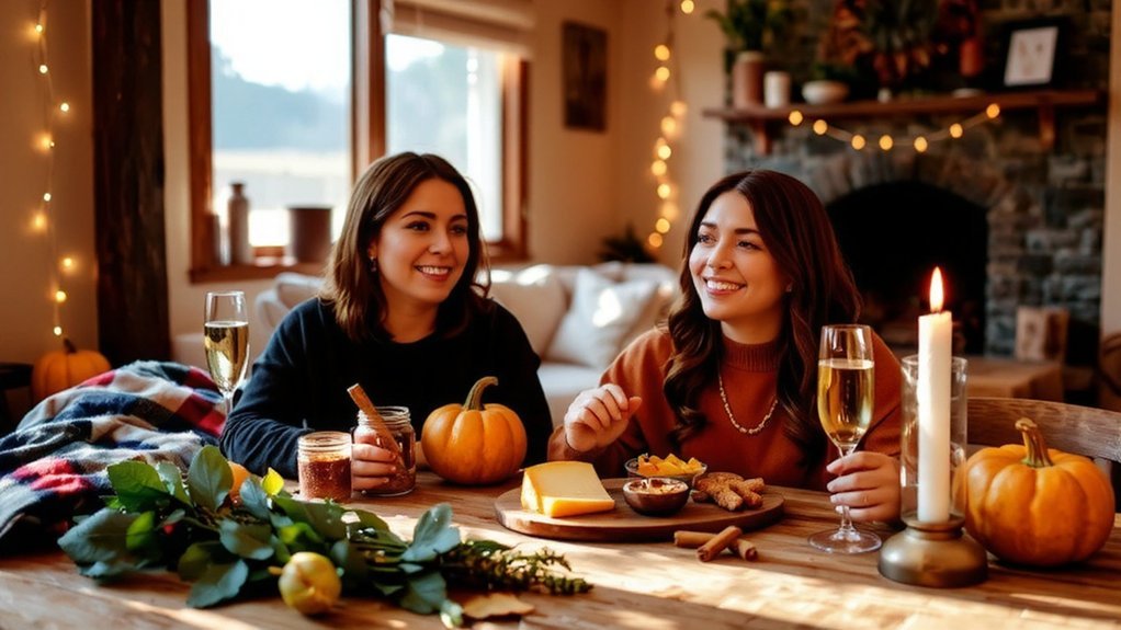 cinnamon ambience warm lighting