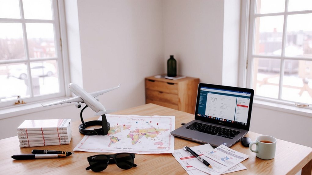 coordinate flights rails rides