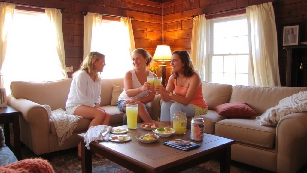 cozy at home bachelorette ideas