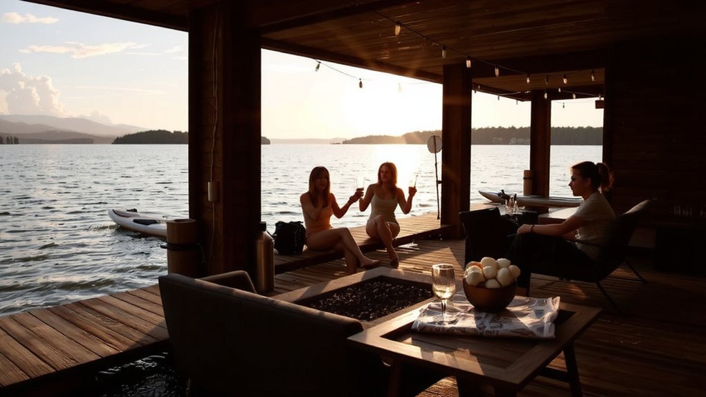 dockside sunset cocktails s mores