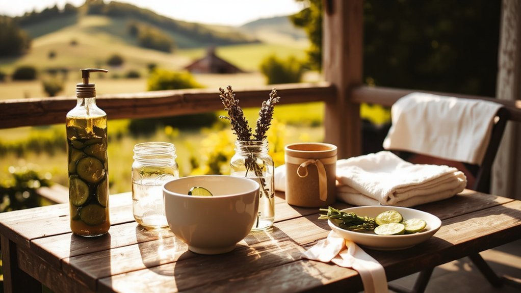 face masks tea lighting calm