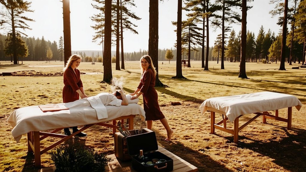 forest aromatherapy massage reset