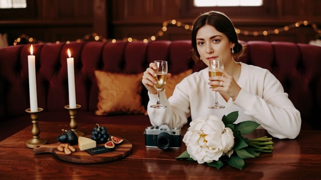 intimate wine and cheese