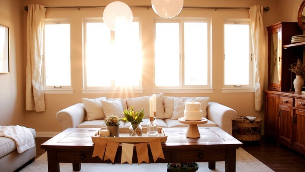 kraft paper garlands balloons