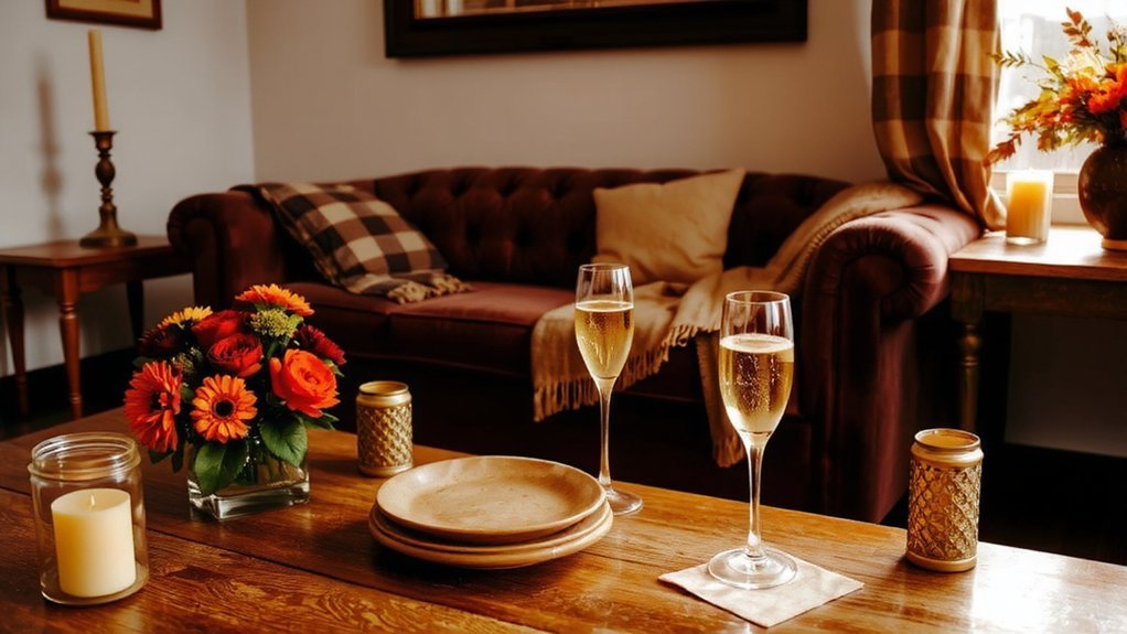 layered plaid velvet warmth