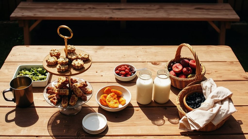 locally sourced plant based menu