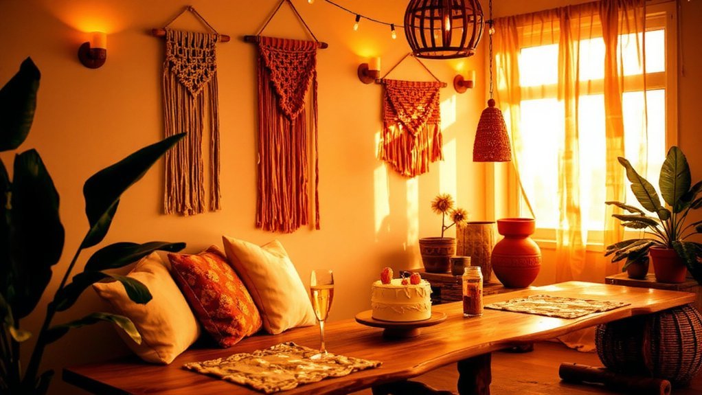 macram hangings and planters