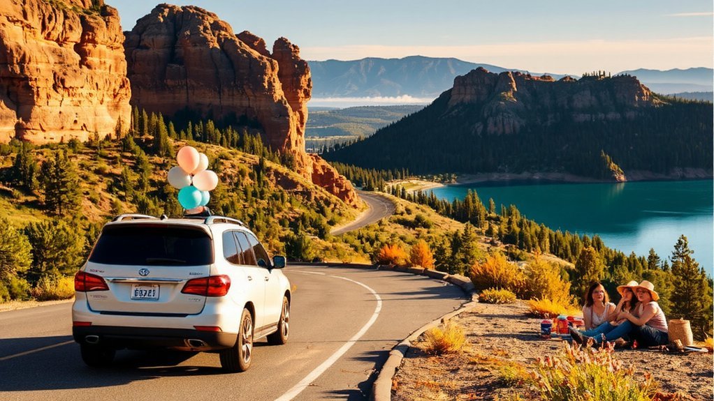 scenic overlooks waterfall stops