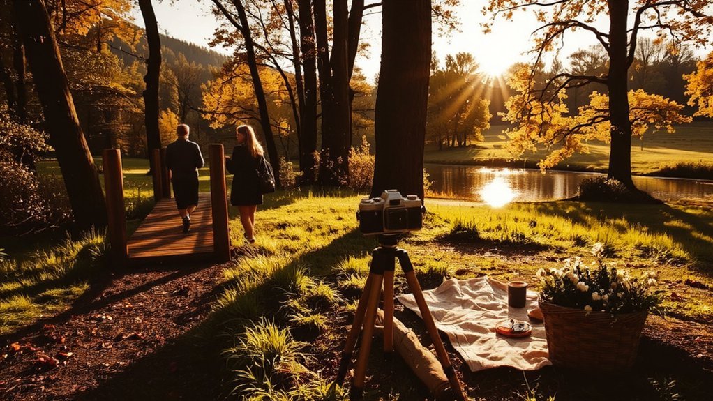 sun warmed trail photo stop