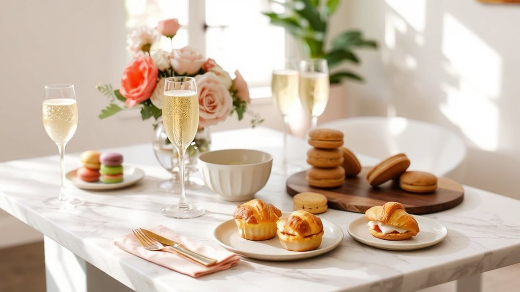 two platters savory sweet bites