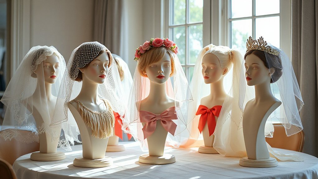 bachelorette veils classic quirky