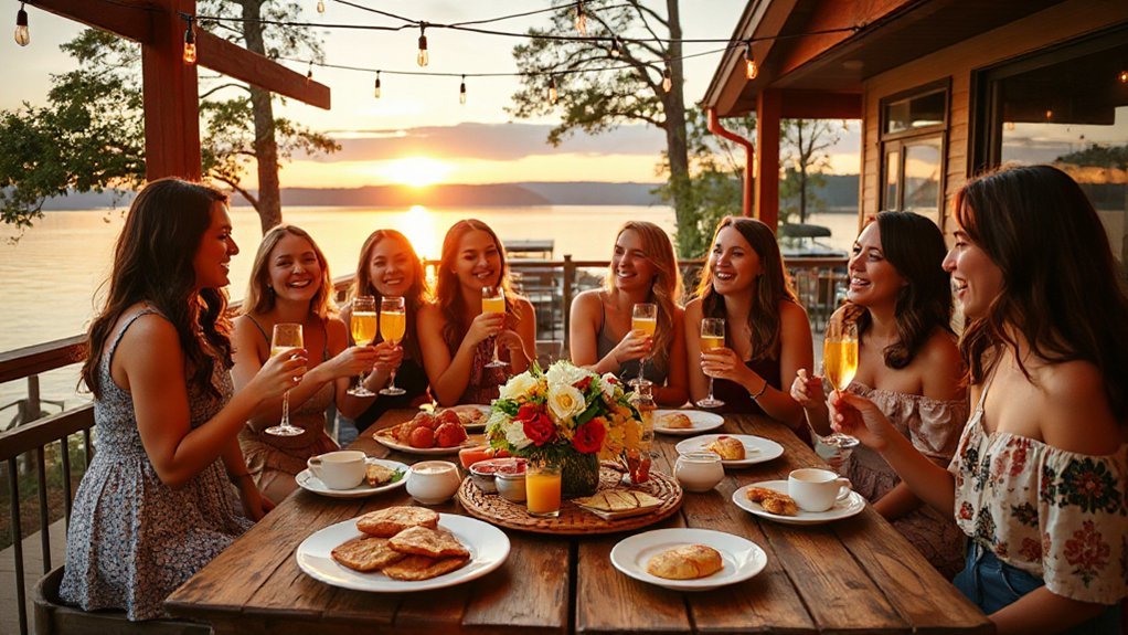 bottomless brunches lakeside dinners