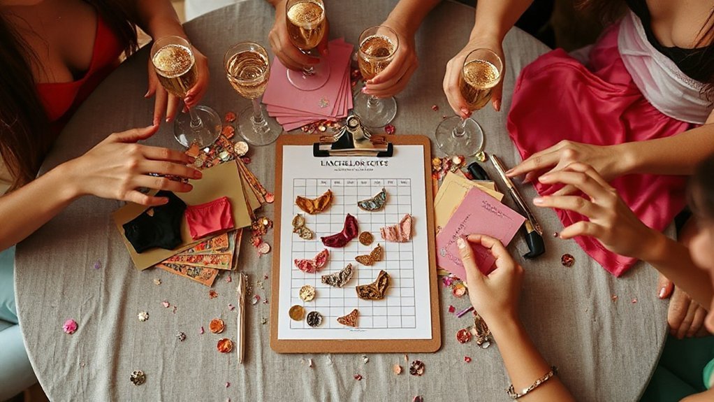 bridal underwear guessing game