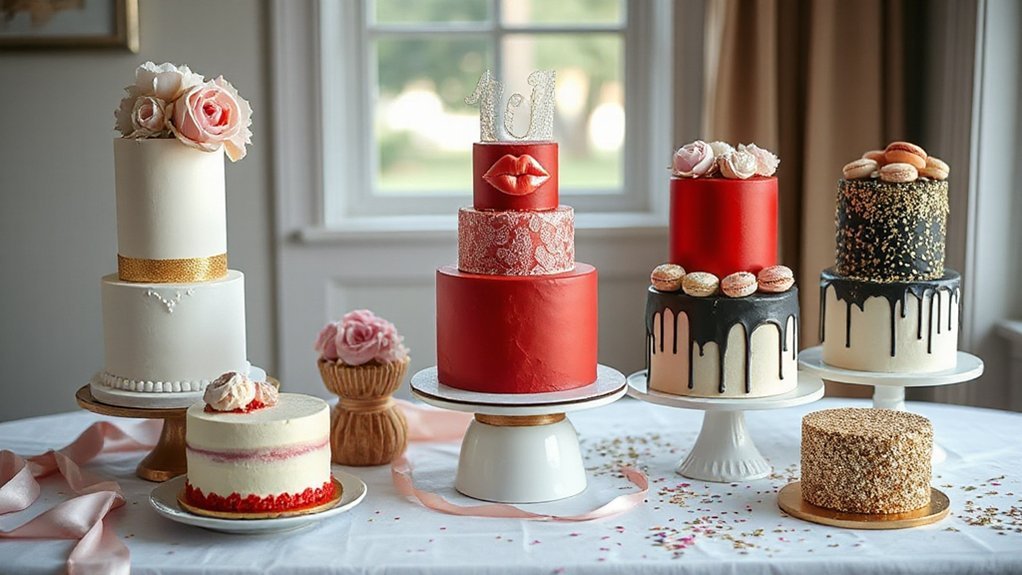 classy sassy bachelorette cakes