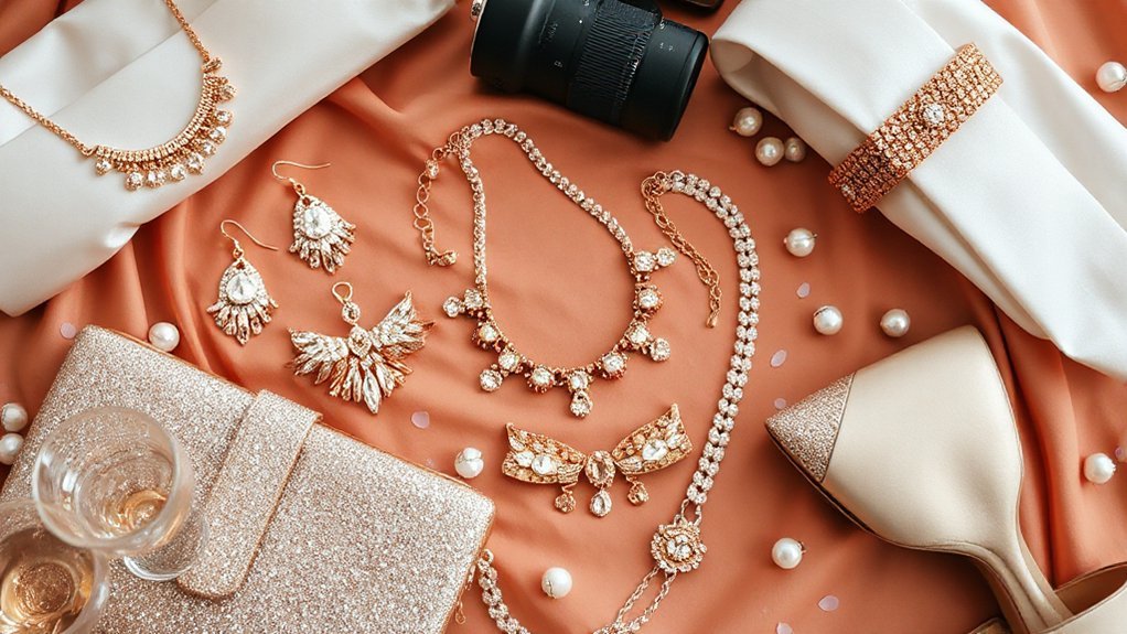 coordinated bridal jewelry sets