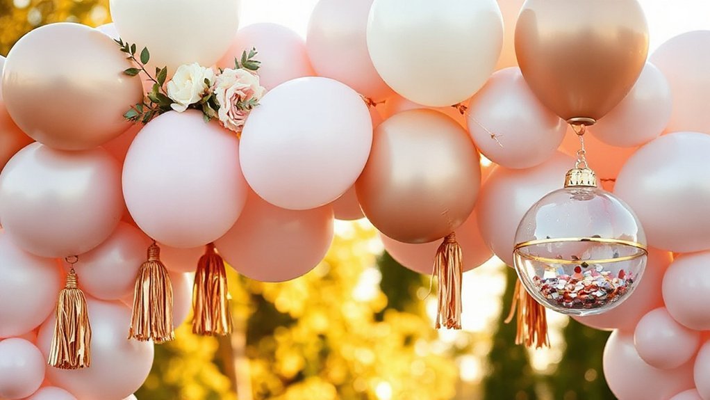 creative bachelorette balloon arrangements