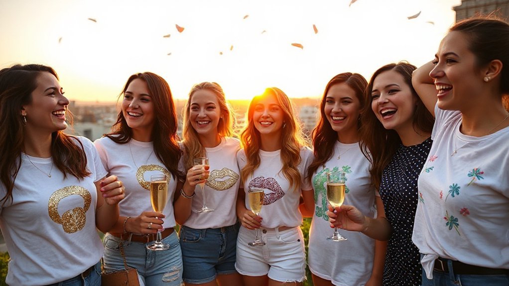 creative bachelorette squad shirts