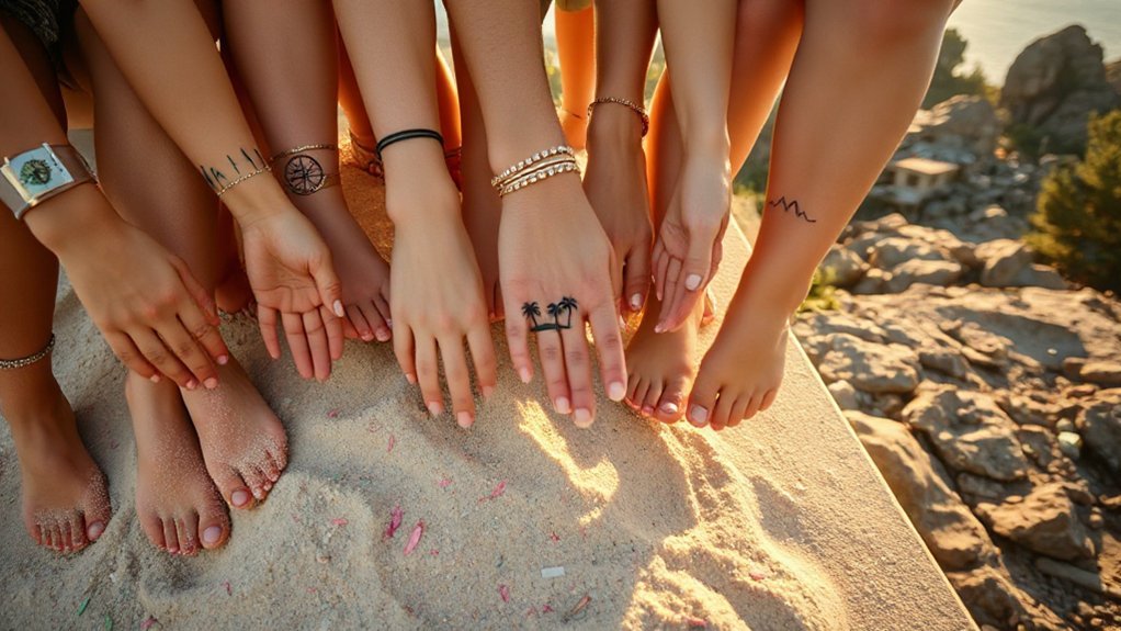 destination inspired tiny tattoos
