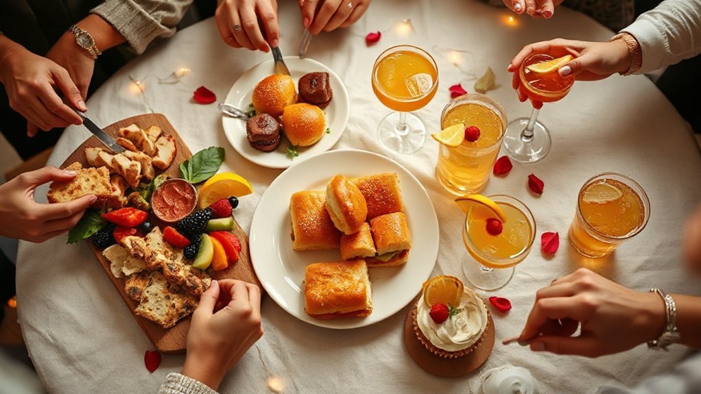 easy bachelorette party menus