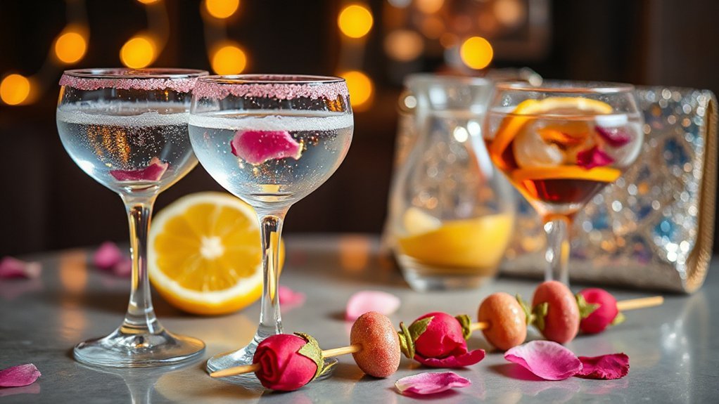 fruit rims edible glitter