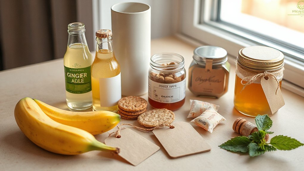 ginger crackers applesauce electrolytes