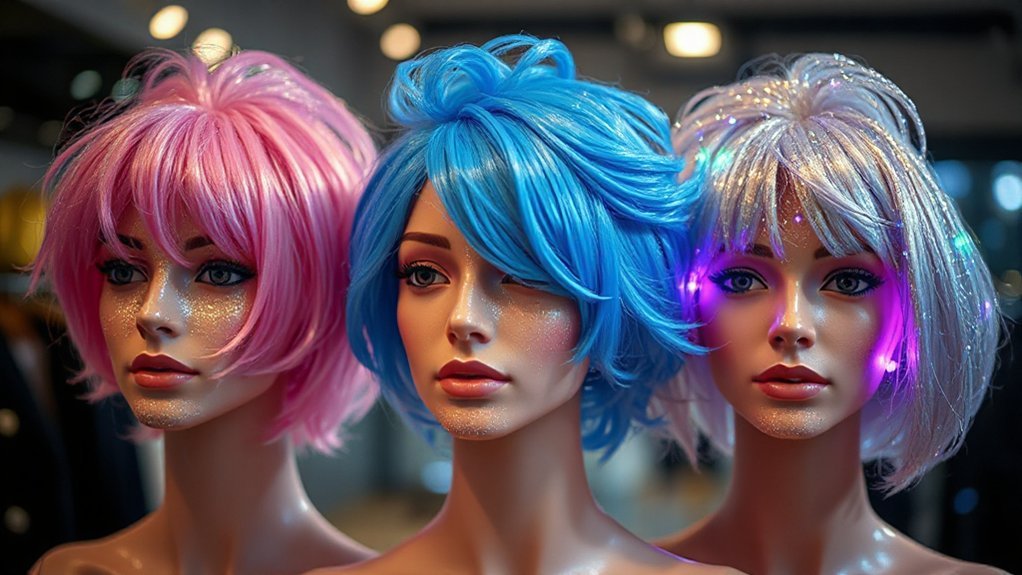 glitter roots rhinestones leds