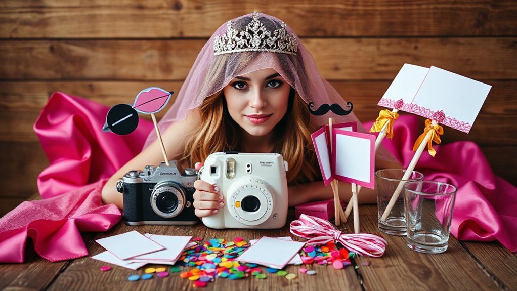 interactive bridal shower stations