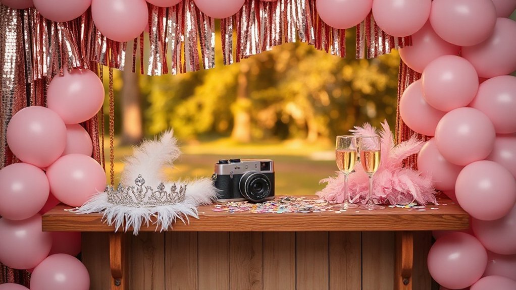 organized portable photo corner