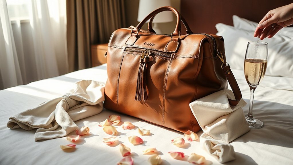 personalized sustainable weekender bag