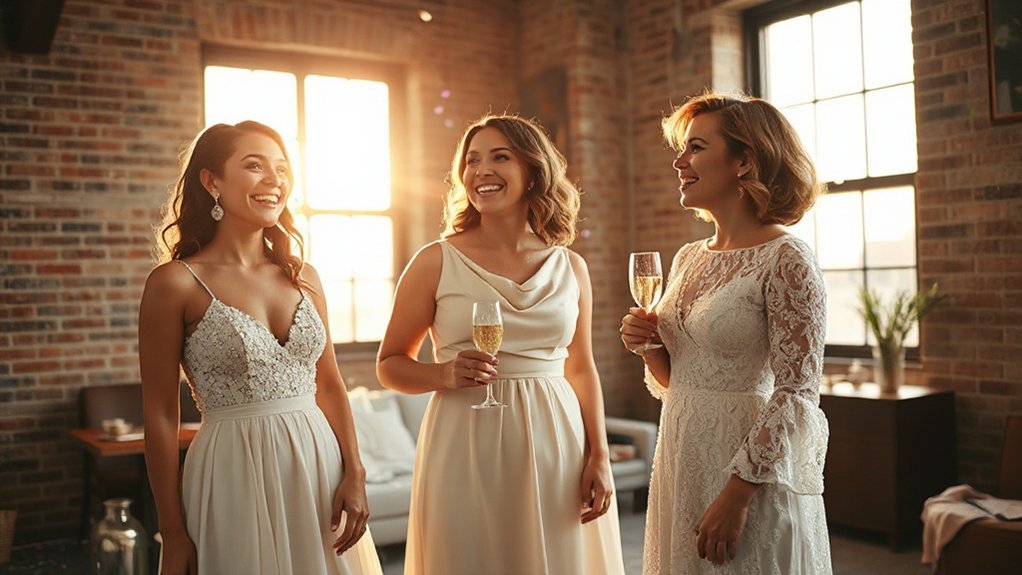 playful sleek romantic structured