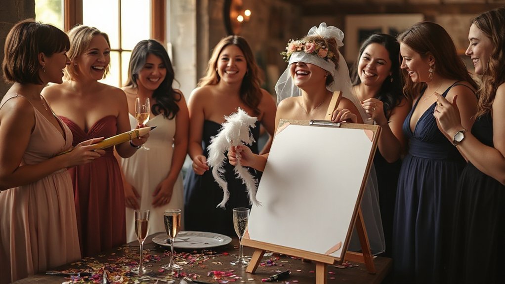 prop integrated bridal pictionary