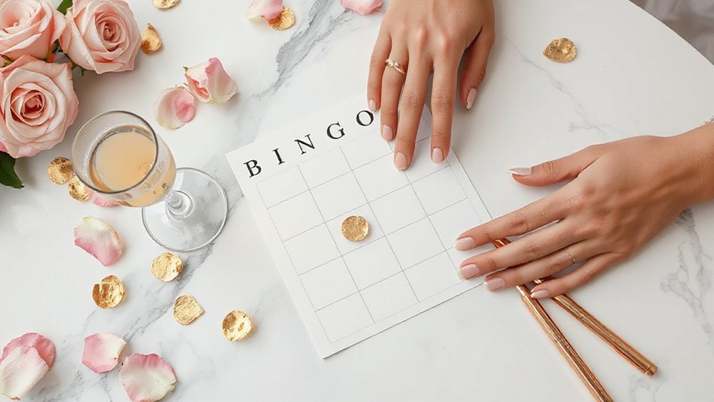 quick editable bridal bingo